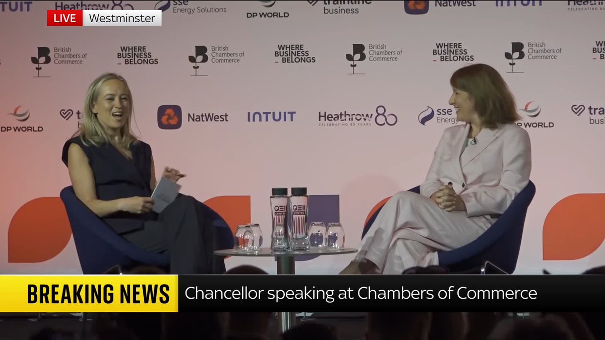 Chancellor Rachel Reeves tells Sophy Ridge that Andy Burnham will be the next PM, but doesn't answer if she wants to be his chancellor.