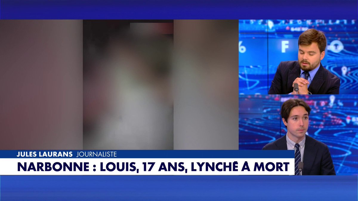 Jules Laurens : «Il y a encore plusieurs vidéos du lynchage à mort de Louis. Elles se trouvent dans les téléphones des jeunes. Un OPJ a appelé la famille en expliquant qu’ils ne leur montreraient pas les images, car elles sont atroces», dans #100Frontières