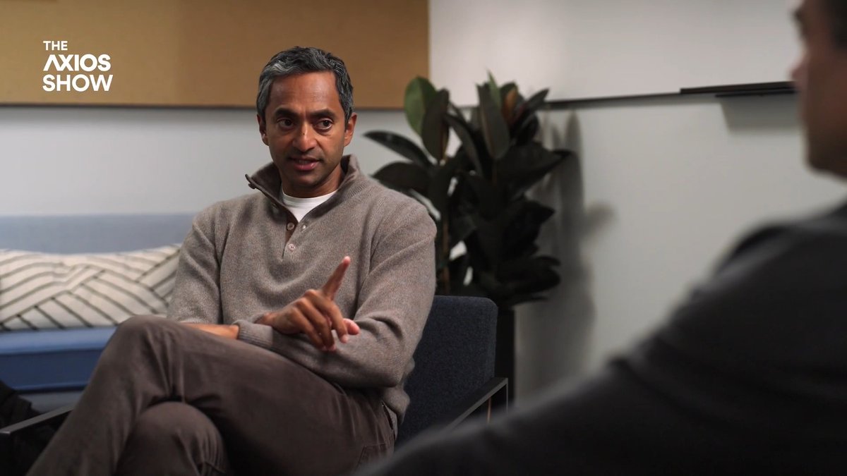 💥 NEW: Investor and All-In Podcast co-host Chamath Palihapitiya lets it rip with Dan Primack on The Axios Show. In the episode: • What it's like to talk AI with Trump • How Facebook "fumbled" its AI advantage • The "blemish" on his record