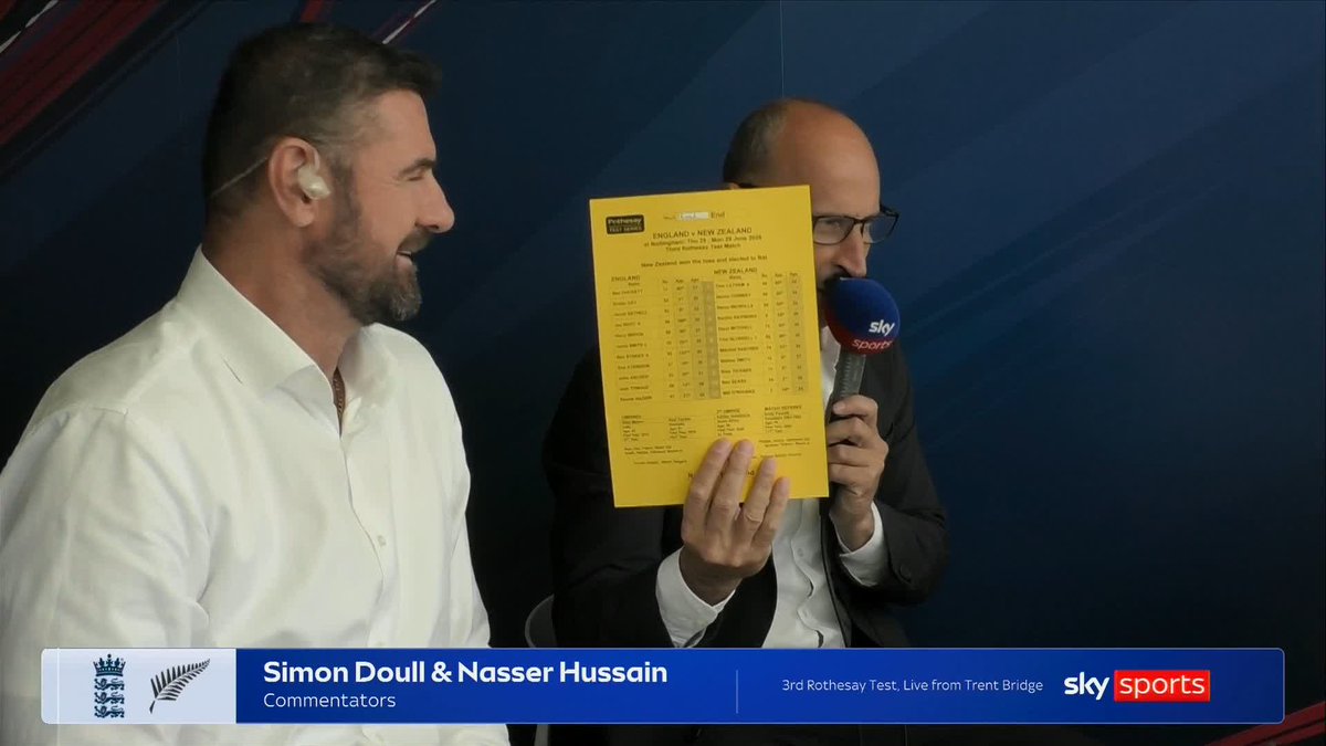 Stuart Broad not happy that the Sky Sports team were forgetting the name of his end at Trent Bridge! 🤣