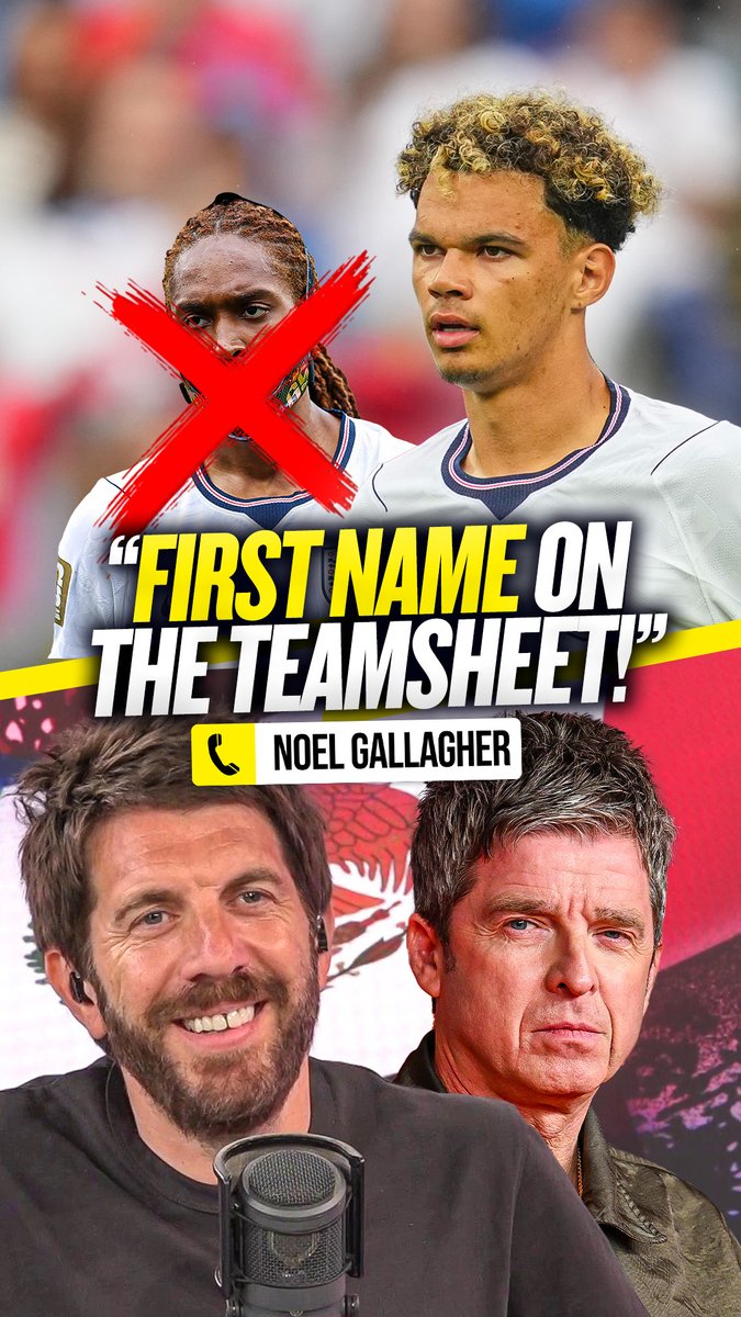 ⚽️ "Nico will get you a goal!" ✅ "Nico would be the first name on the City team sheet, let alone the England team sheet!" Noel Gallagher tells Thomas Tuchel to play #MCFC's Nico O'Reilly ahead of #THFC's Djed Spence from now on! 👊 #FIFAWorldCup