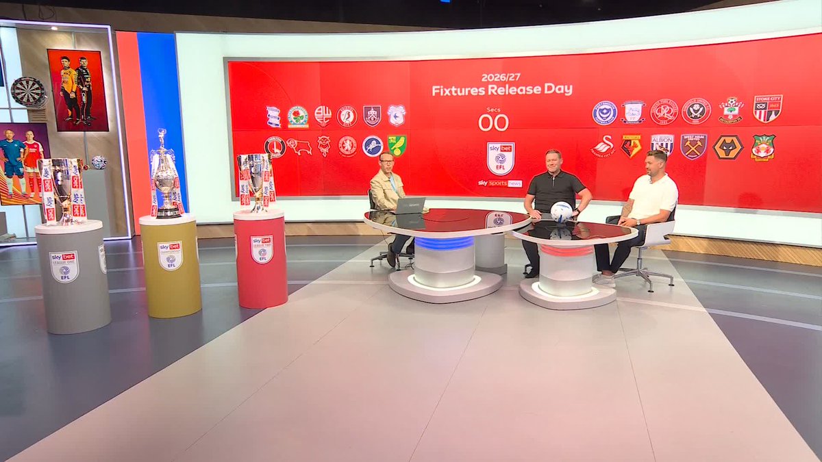 BREAKING: The fixtures for the 2026/27 Sky Bet EFL season have been confirmed, with all opening weekend matches in the Championship, League One and League Two set to once again be broadcast live on Sky Sports 🚨