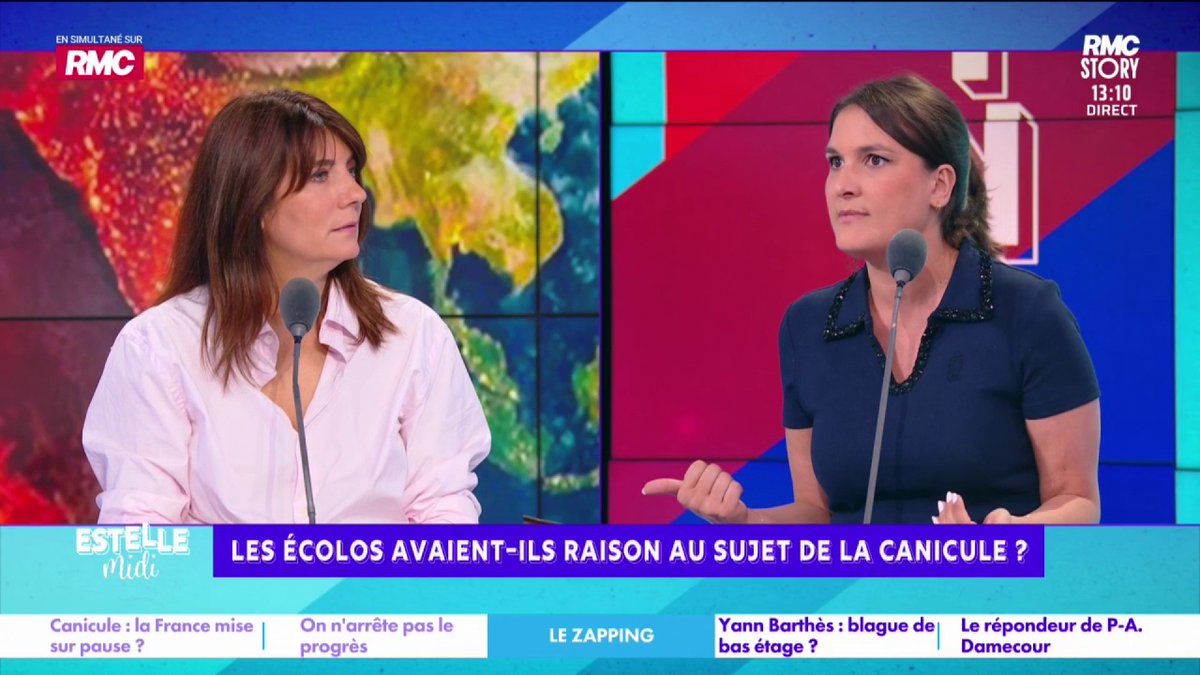 🌡️ Canicule : les écolos avaient raison ? 🎙️ Juliette Briens : "N'importe quoi ! Les mecs nous ont fait perdre 15 ans sur le nucléaire, c'est à cause d'eux que la France n'est pas climatisée ! Dès qu'on trouve une solution, ils caillassent la police ! Musk a fait 30x plus !"