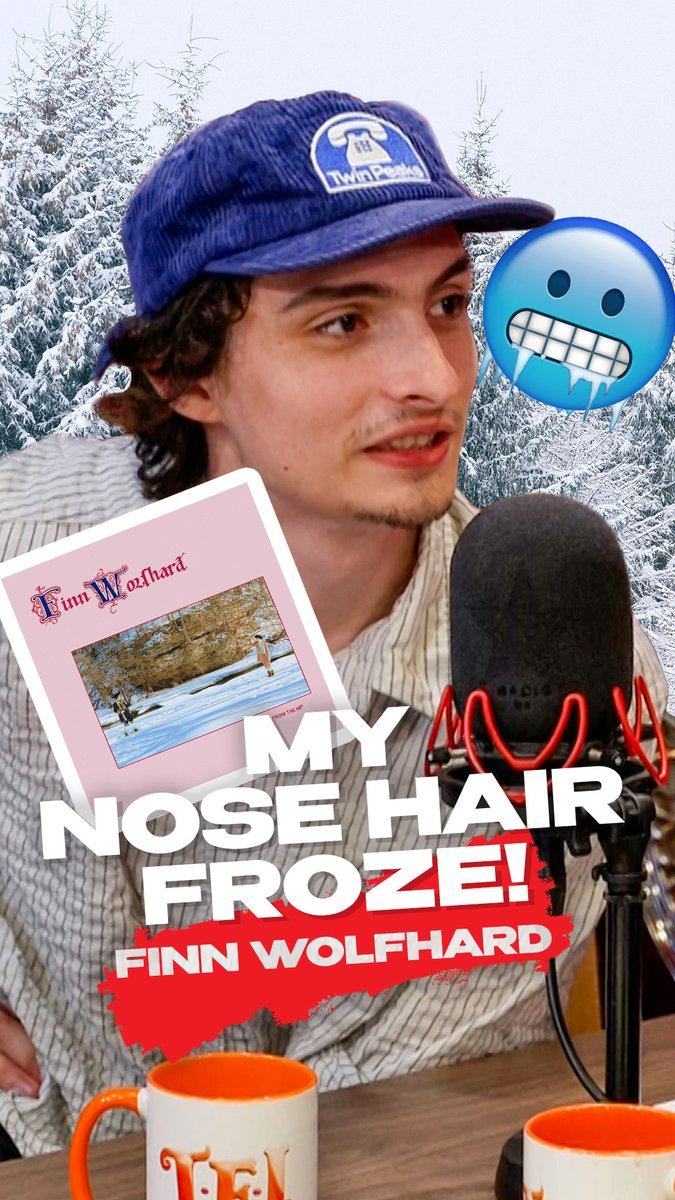 Actor and musician Finn Wolfhard never experienced real cold until he went to Minnesota to record his new album 'Fire From The Hip' 🥶🎸 Watch the full interview on TFI Unplugged, Friday from 11pm on Channel 4 📺🎵😁