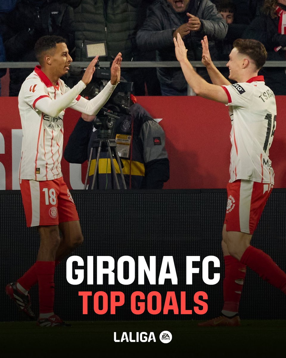 El 𝗧𝗢𝗣 𝟭𝟬 𝗚𝗢𝗟𝗘𝗦 del Girona FC en la Temporada 25/26. 🔝 LALIGAHighlights
