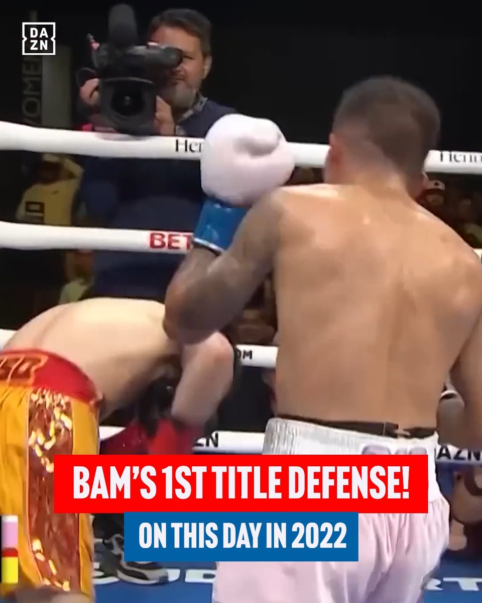 ⏮️ On this day in 2022, ‘Bam’ Rodriguez made his first world title defense with a stoppage of Srisaket Sor Rungvisai 🏆 💻 Sign up and access 100 years of boxing coverage with The Ring Archive FREE ➡️