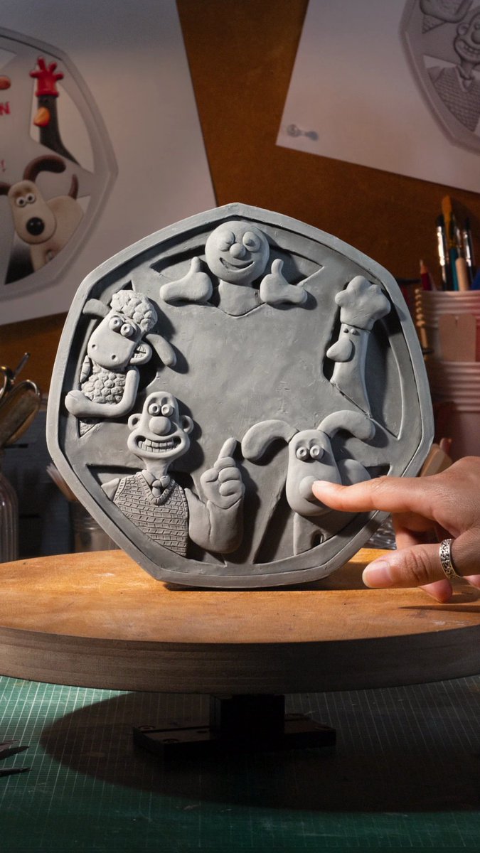 From the studio floor to the final edit ✨ Take a look at how the Aardman x Royal Mint coin animation came to life! Get your own Aardman commemorative coin here: #Aardman #Animation