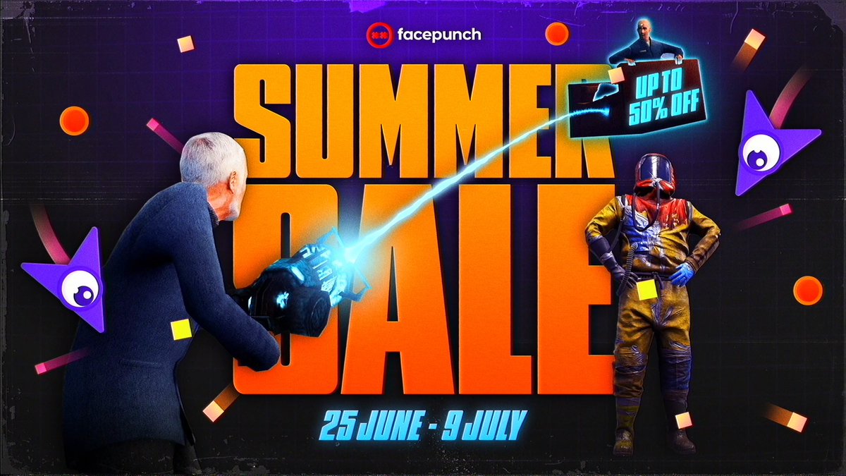 All Facepunch titles are up to 50% off as part of the Steam Summer Sale, 25th June - 9th July! ☀️🎮⛱️ Be sure to grab a copy:
