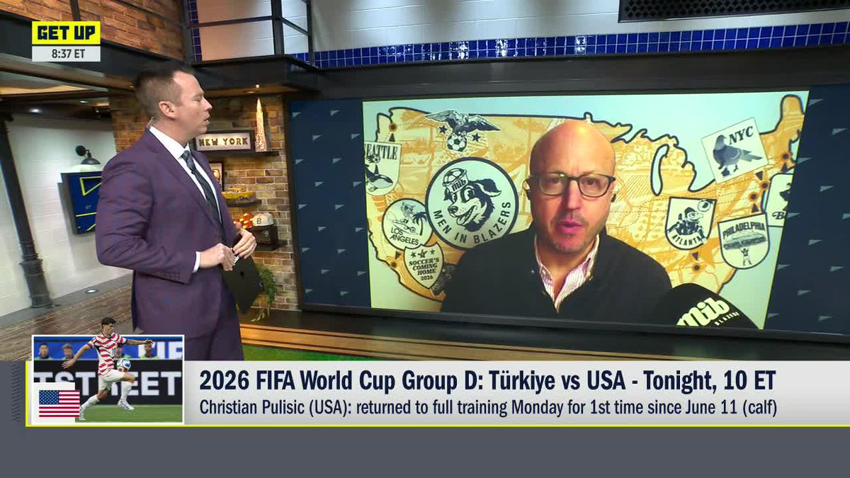 "We will see Christian Pulisic play against Türkiye. The question is really for how long." —Roger Bennett on Pulisic's status ahead of the USMNT's final group stage match ✍️