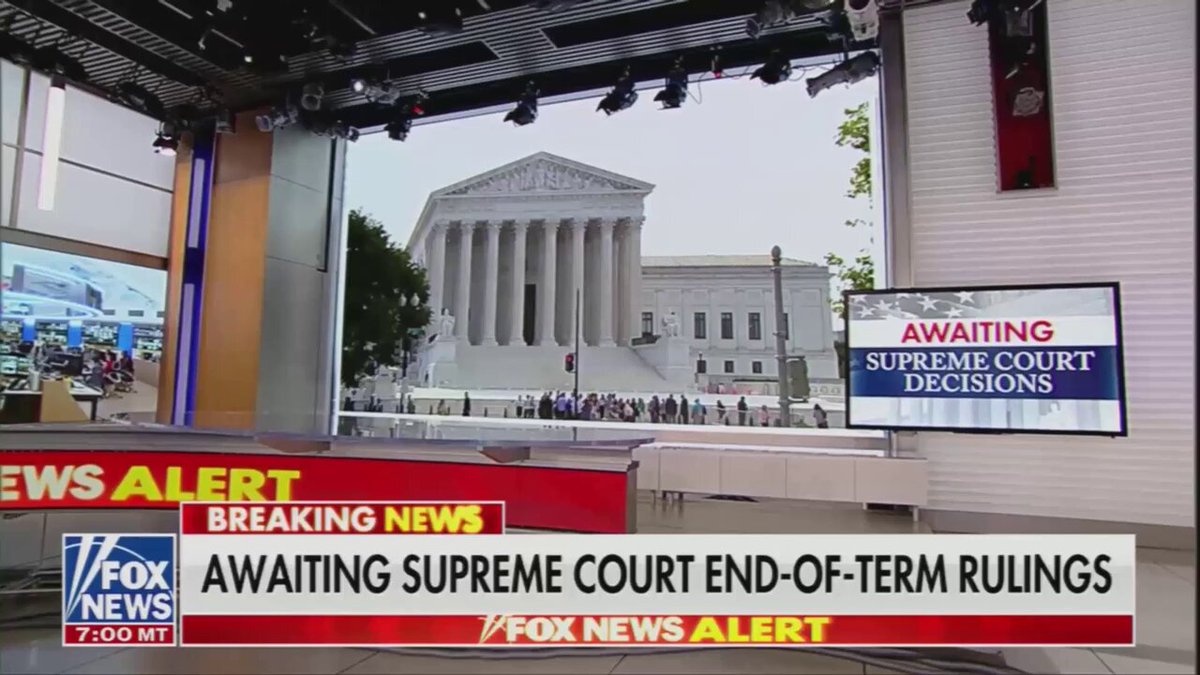 🚨 SUPREME COURT SHOWDOWN TODAY, BIG ONES DROPPING! One of the final opinion days before recess and we could see landmark rulings on: - Ending birthright citizenship for children of illegal immigrants - Protecting women’s sports from biological males - Mail-in ballot deadlines - Checks on executive power President Trump showed up in the courtroom himself pushing back on the insanity of “anchor babies.” The Court has a chance to deliver massive wins for common sense, fairness, and America First policies. Praying for strong decisions that put citizens first and stop the radical overreach! Who’s watching at 10AM ET? Drop a 🇺🇸 if you’re ready for the Court to get it right!