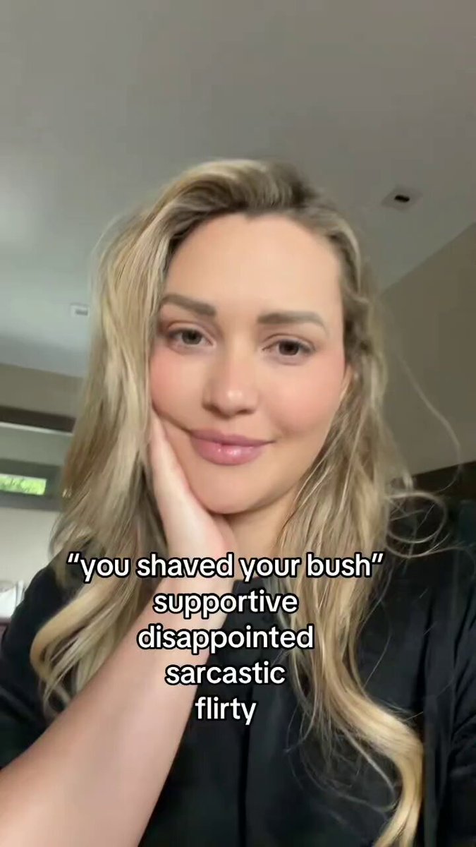 "Shaved p***y bush"😝