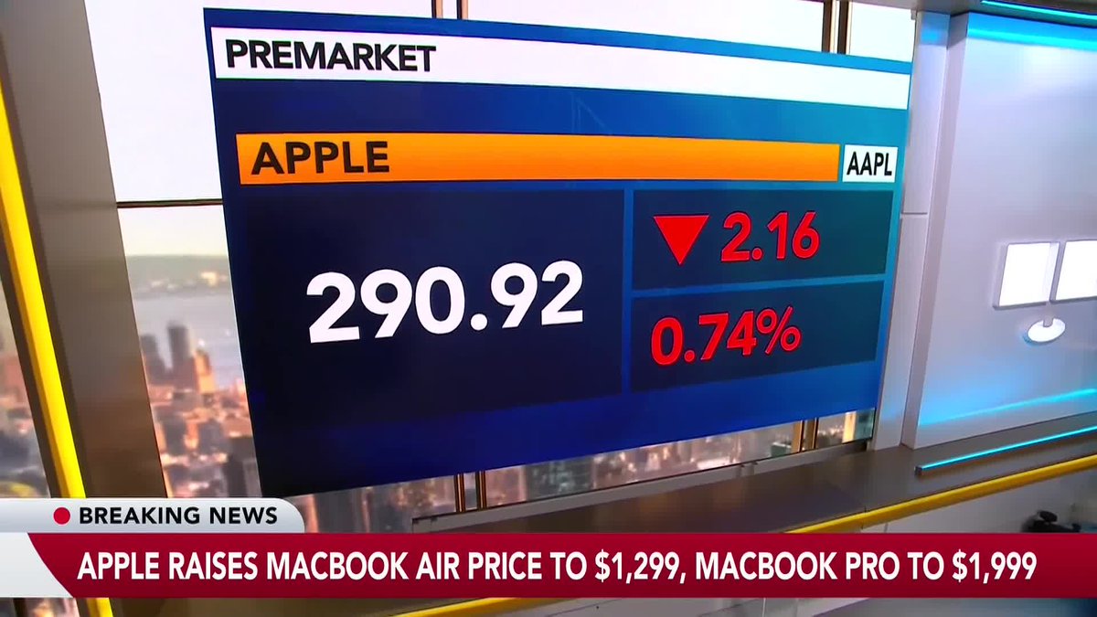 Apple took the extreme measure of raising prices of Macs, iPads, home devices and the Vision Pro on Thursday, seeking to offset cost hikes caused by an unprecedented shortage of memory chips and storage