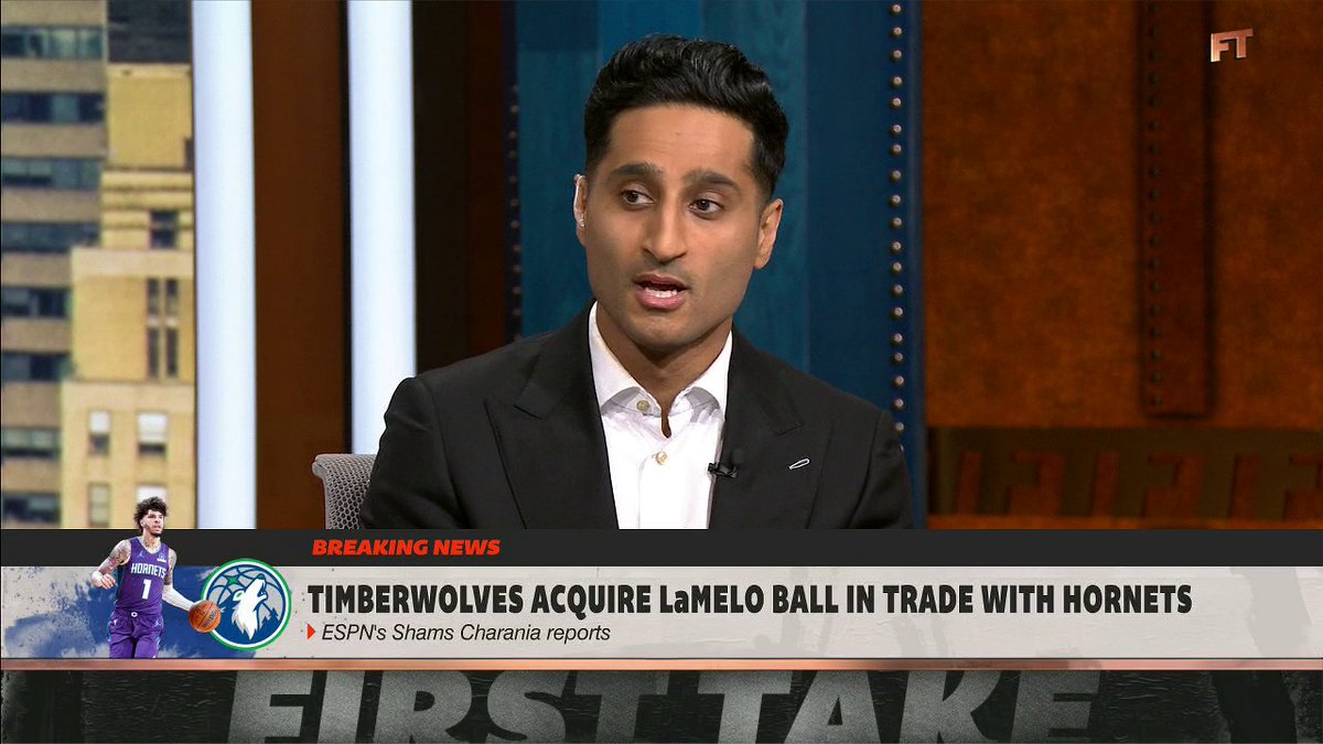 "LaMelo Ball is very excited to go play with Anthony Edwards to try to win championships. He knows the task at hand." Shams Charania breaks down the LaMelo Ball trade to Minnesota ✍️