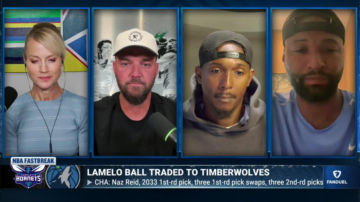 Chandler Parsons is confused by the Minnesota Timberwolves trading for LaMelo Ball ๐คจ "I don't know if this makes them better. ... They can't go into the season with 1 big in Rudy Gobert." Michelle Beadle | DeMarcus Cousins | Chandler Parsons | Lou Williams