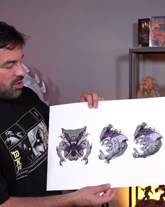In this episode of “The Art of Slaying” Hugo talks us through concept art of the return of the Cosmic Elemental. (art by Alejandro Mirabal)