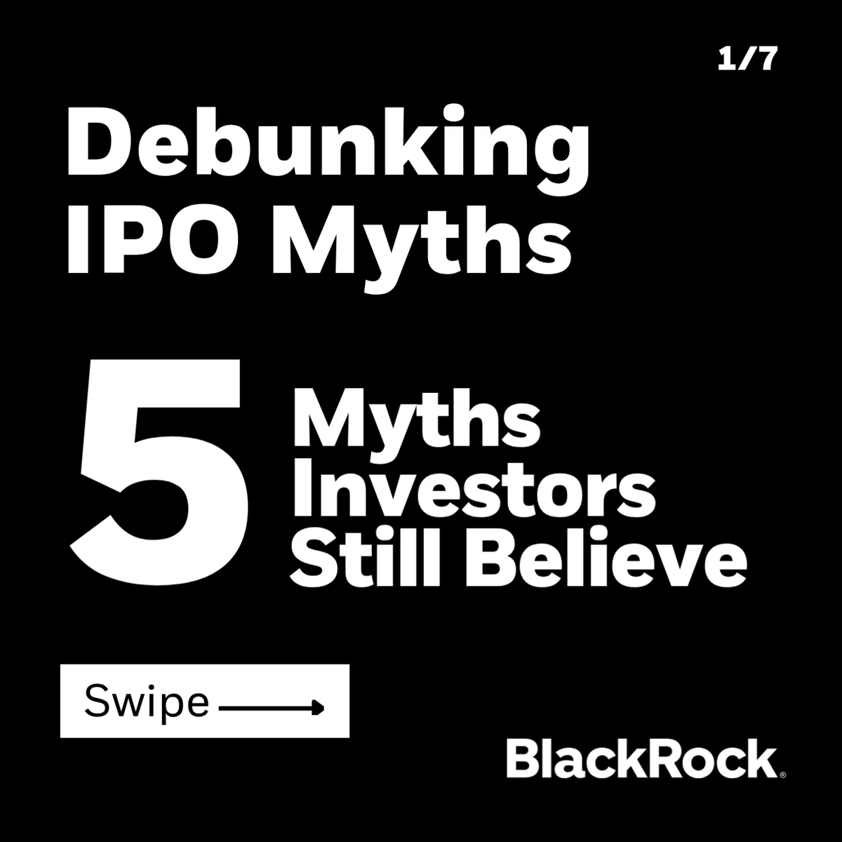 IPO activity is dominating headlines, which makes it a good time to separate fact from fiction. Swipe through as we debunk 5 common IPO myths. Learn more about IPOs ⏩ #IPOs #investing #ETFs