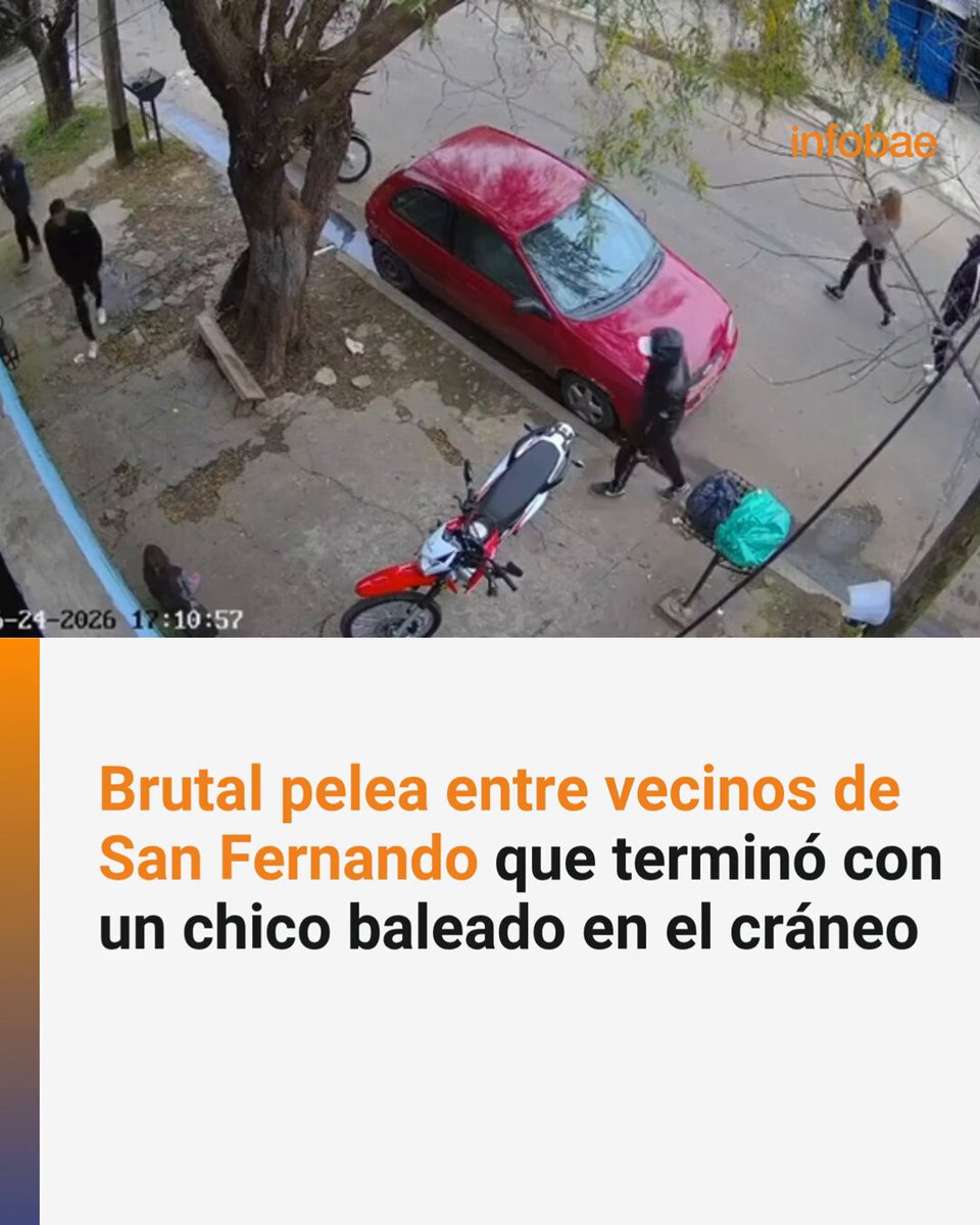 La brutal pelea entre vecinos de San Fernando que terminó con un chico baleado en el cráneo