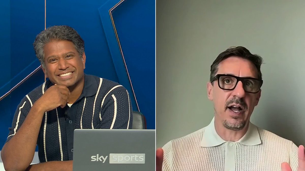 "I think Rogers or Eze on the left-hand side" Gary Neville thinks that England may be better suited playing a different type of left winger against Panama 🎙️