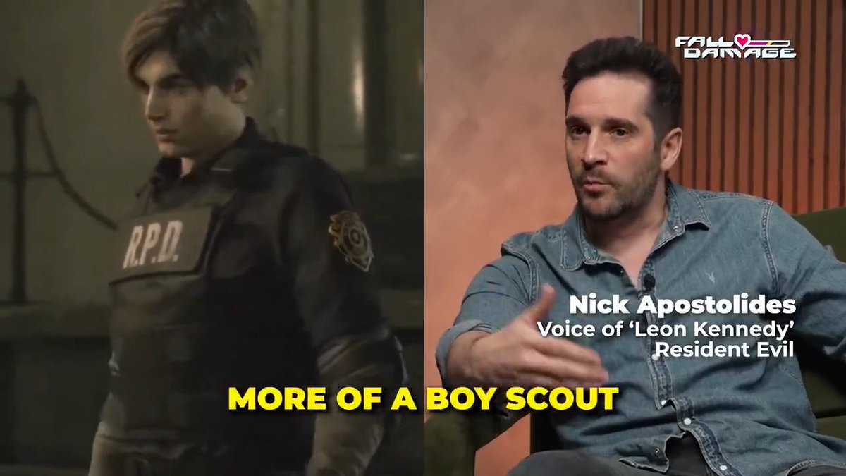 Nick Apostolides on voicing 'Leon Kennedy' in Resident Evil over the years
