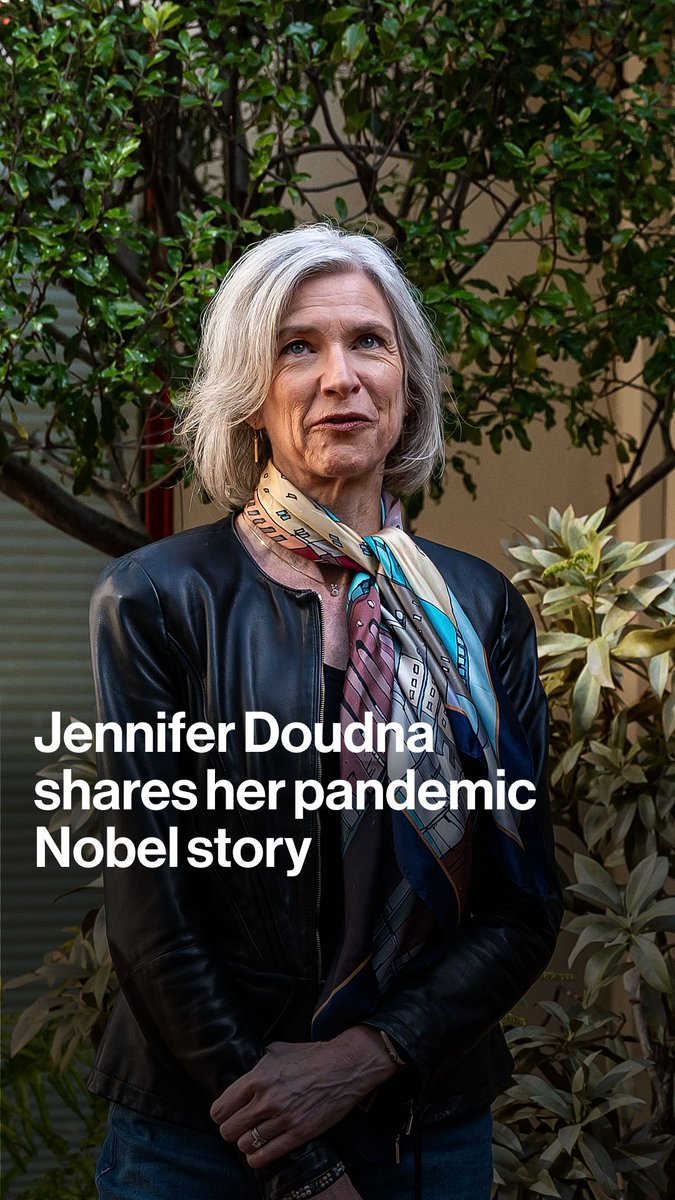 CRISPR pioneer Jennifer Doudna recounts receiving the Nobel Prize during the depths of the pandemic, telling @EmilyChangTV the words her husband shared with her at that overwhelming moment. More on The Circuit