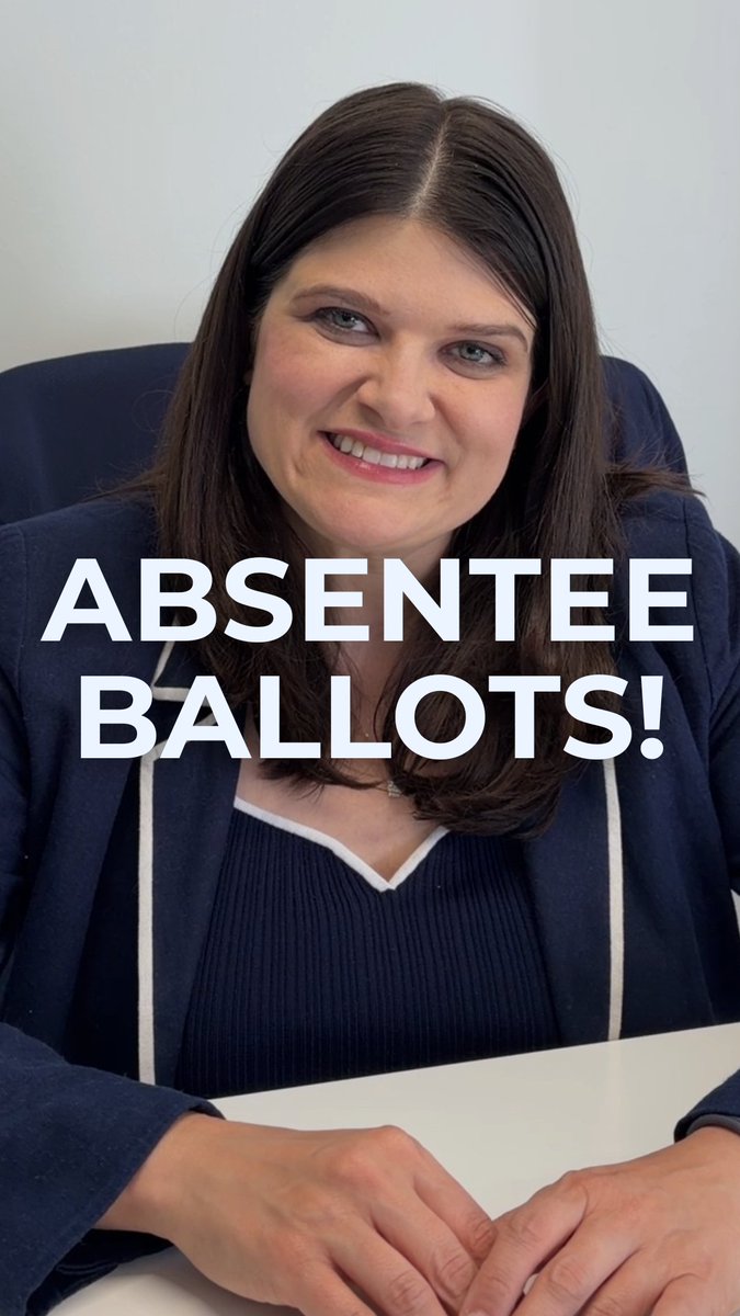 Absentee ballots for the August 4th election are available TODAY! If you want to vote by mail before Election Day, you can request a ballot on the Secretary of State’s website or go to your local Clerk’s office. Let’s get out the vote!