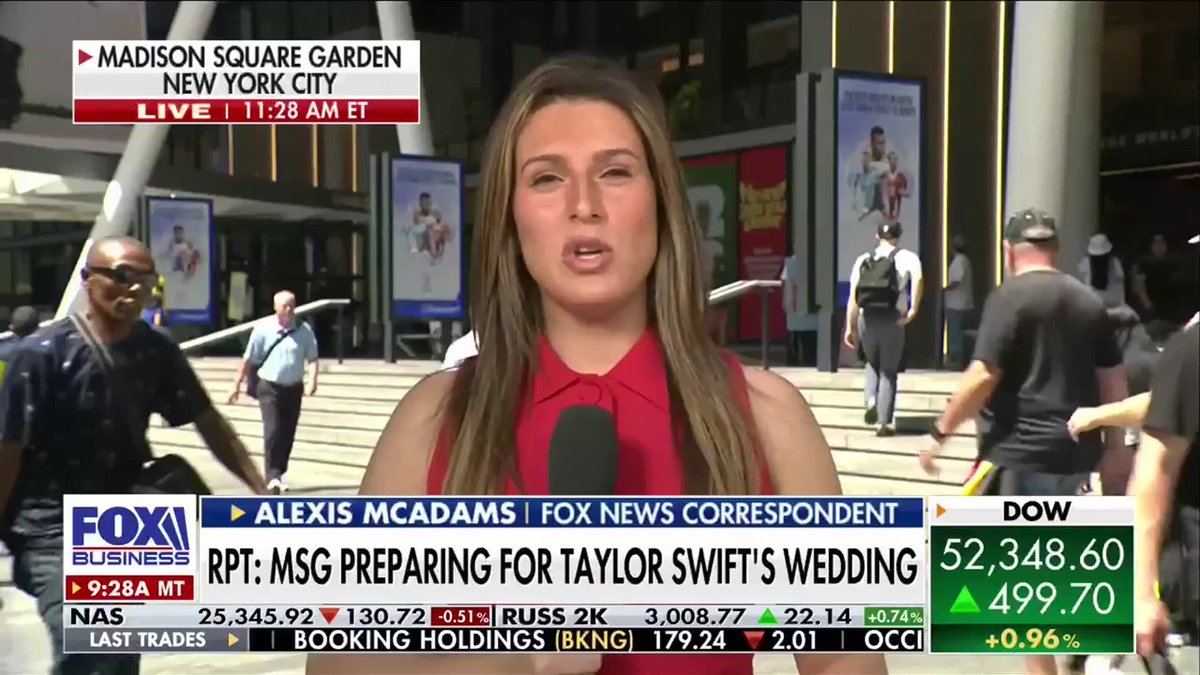 Are Taylor Swift and Travis Kelce REALLY going to tie the knot at Madison Square Garden? Rumors are swirling about a potential July wedding for Taylor Swift and Travis Kelce at Madison Square Garden. Officials confirm the venue is blocked off from July 2nd to 4th, with preparations underway for a significant event. Several Chiefs players have also reportedly booked hotel rooms nearby, fueling speculation about the superstar couple's nuptials.