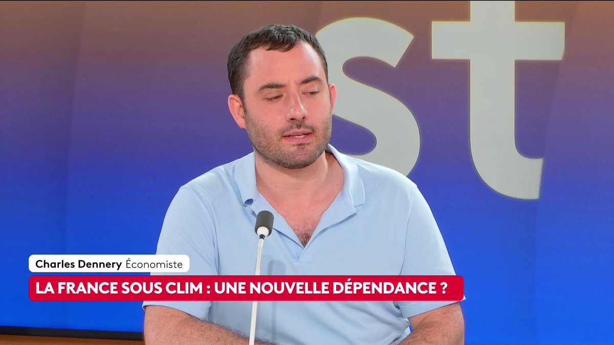 🔴 🗣️ Canicule : La France est-elle en capacité de fabriquer des climatiseurs ? "En ayant diabolisé la solution pendant des décennies, forcément le marché français est moins gros et on a perdu en capacité", indique Charles Dennery, économiste. #CestTouteLaQuestion #Canal16