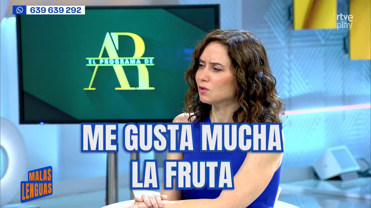 🗣️ Ayuso llama “sinvergüenza” y “desquiciado” a Pedro Sánchez e insiste en que le `gusta la fruta´ 💢 "Se han pasado todos los límites", apunta Luis Arroyo y recuerda la intervención de Feijóo el miércoles en el Congreso