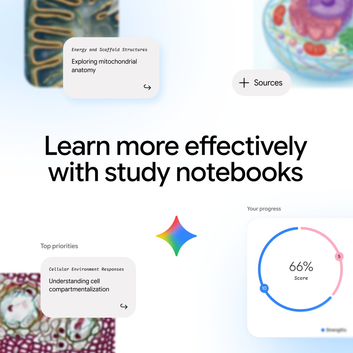Personalize how you study and learn any topic with new study notebooks in Gemini. 📓 Study notebooks can be grounded in your course materials and turn Gemini into an interactive, adaptive learning space with personalized lessons based on your quiz performance to help you learn.