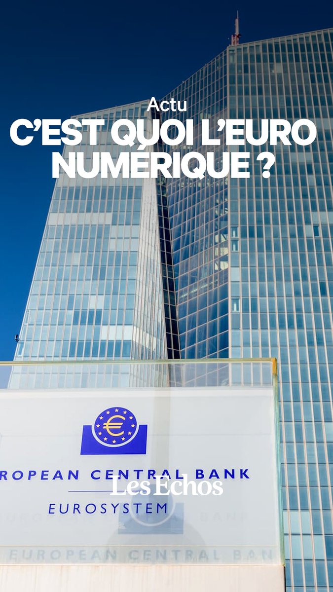 🇪🇺 C'est quoi l'euro numérique ? 💶 Le Parlement européen a donné son feu vert à l’euro numérique, une version électronique de la monnaie émise par la Banque centrale européenne. Alors qu’il est présenté comme un levier de souveraineté, le secteur bancaire est réticent.