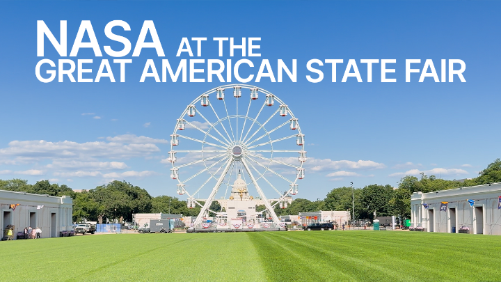 We are at the Great American State Fair in Washington, D.C.! Discover the technology and science driving our most exciting missions by visiting the NASA Pavilion—today through July 10: