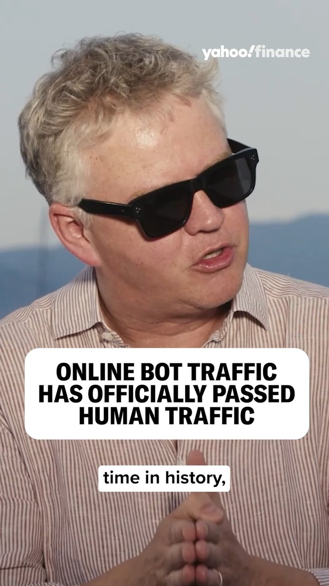 Bot traffic has passed human traffic online, according to Cloudflare CEO Matthew Prince.