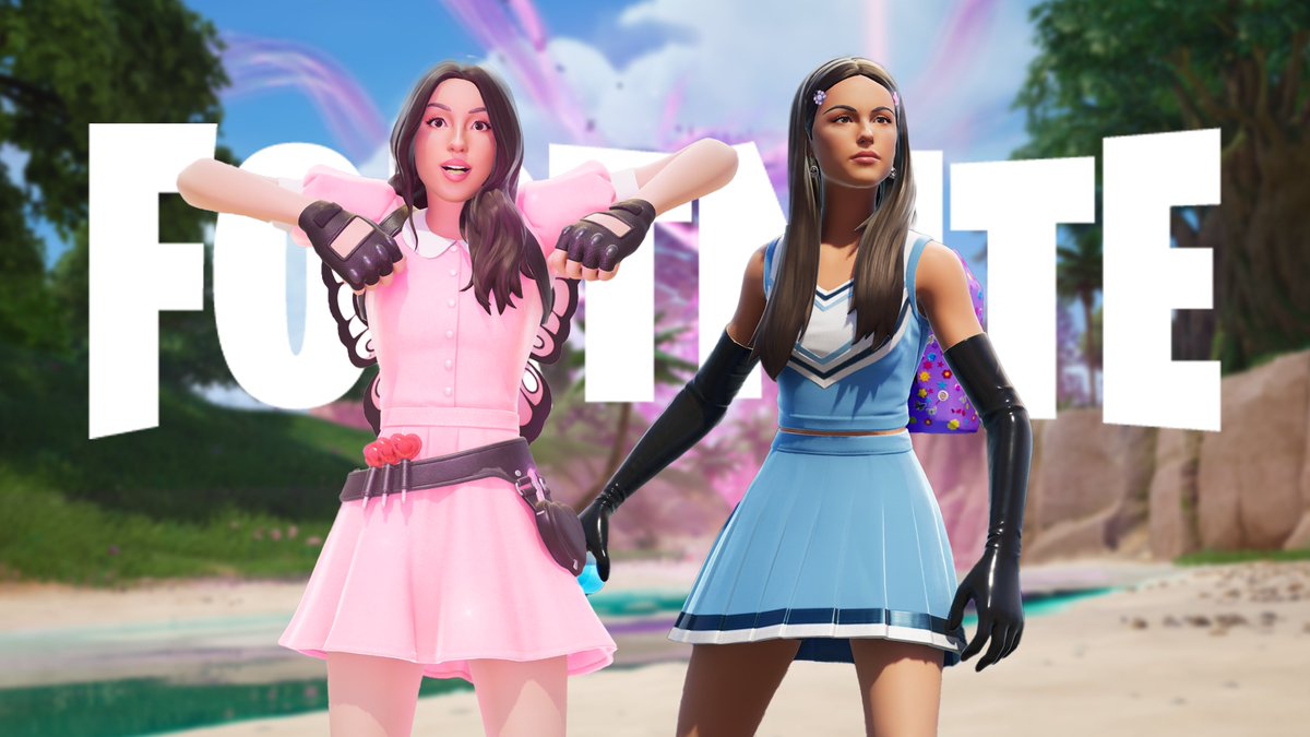 Fortnite Olivia Rodrigo Cosmetics Showcase, available tonight! #SponsoredByEpic