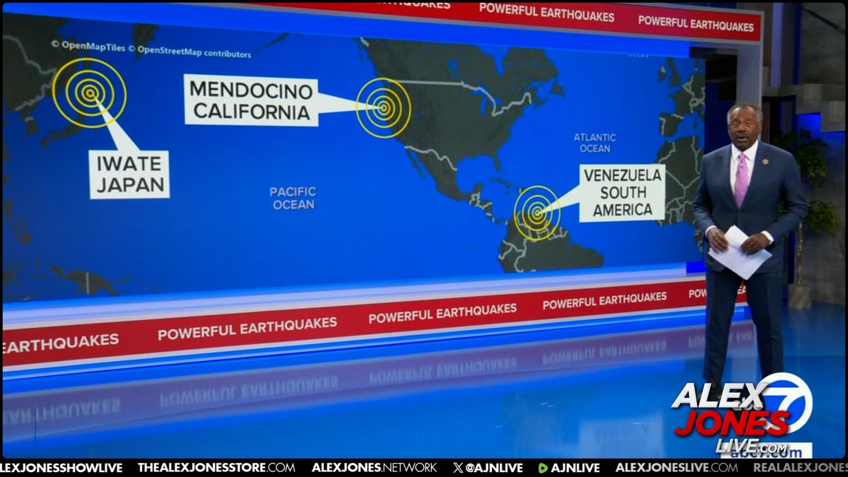BREAKING: Mega Quakes Devastate Venezuela, Scientists Warn California NEXT! Alex Jones Breaks Down How The Pacific Ocean's Ring Of Fire Is EXPLODING With Activity! "Not Just Our Government, But Other Governments & Even Non-State Actors Have Tectonic Weapons- Earthquake Weapons! I'm Not Saying This Was An Earthquake Weapon Because This Happens, But It's Something People Should Be Aware Of!" 🚨WATCH ALEX JONES LIVE NOW: