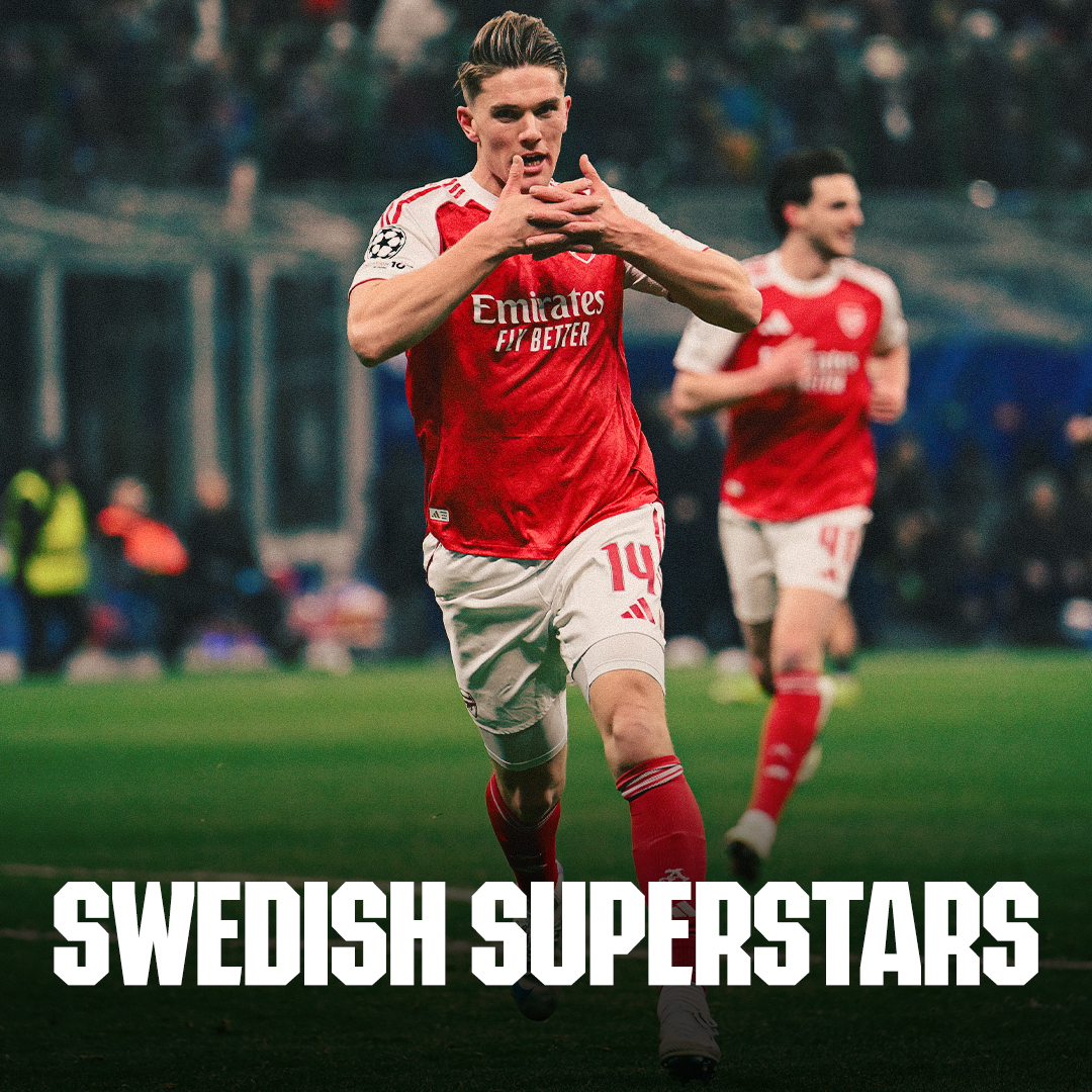 Gyokeres in action 🔜 Watch the greatest goals from our Swedish Gunners past and present 🇸🇪
