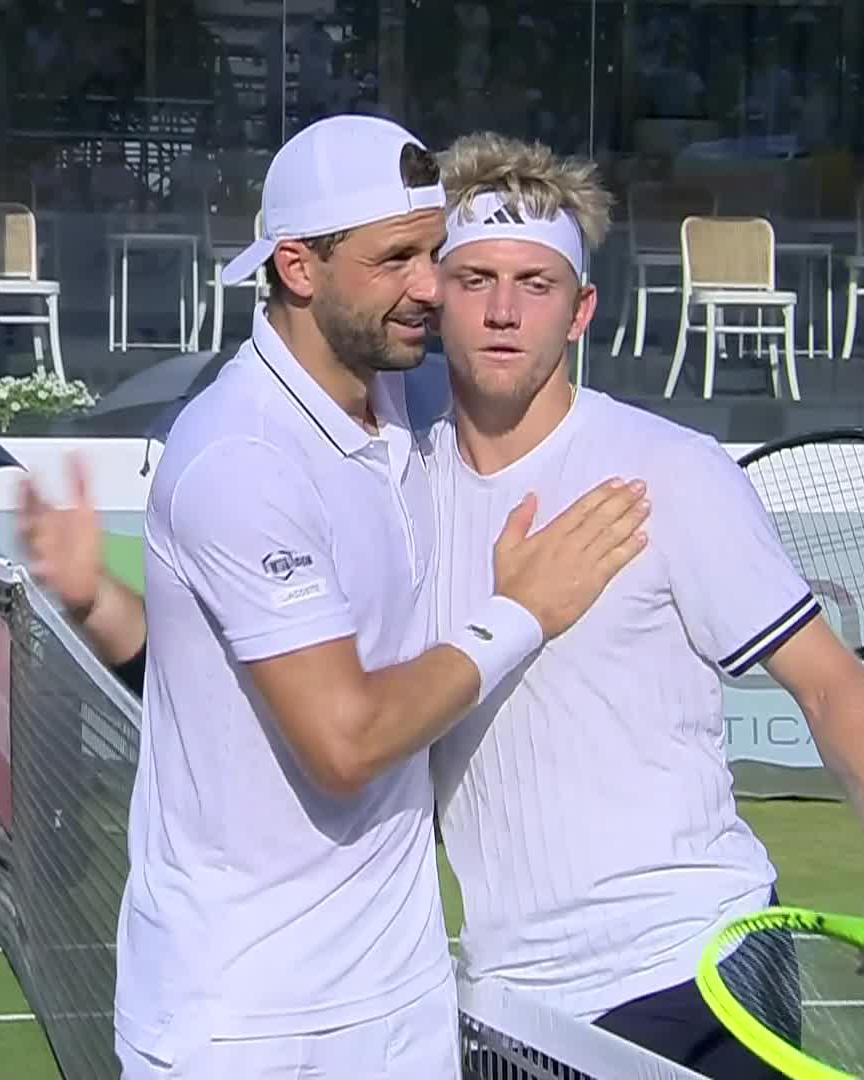 ADF completes the final four 🏡 The Spaniard advances to a second ATP semi-final on grass, defeating Dimitrov 6-3 6-3 #MallorcaChampionships