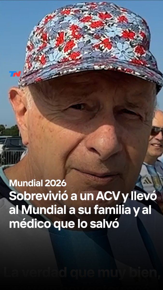 Sobrevivió a un ACV e invitó a su familia y al médico que lo salvó al Mundial: "Es un momento inolvidable".