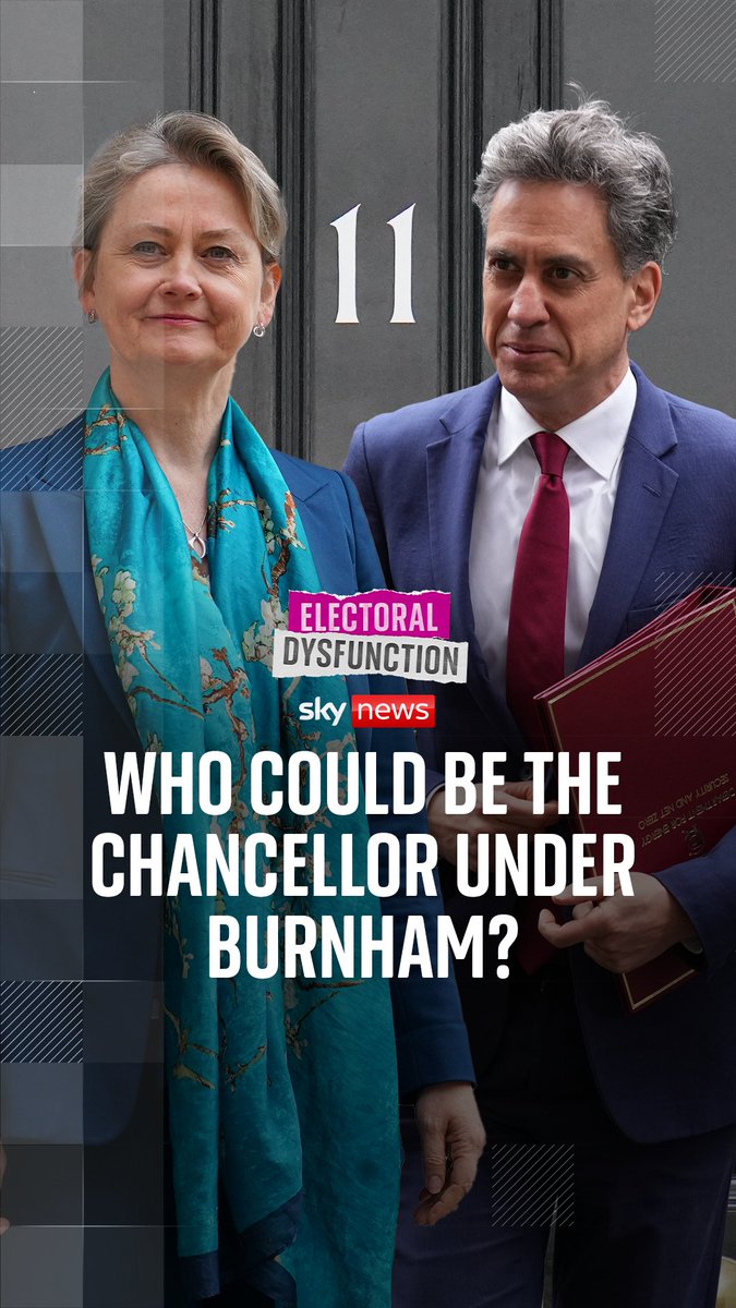 Who could be Andy Burnham's chancellor? Ed Miliband's name is being bandied around a lot, but does he have the credibility? Harriet Harman talks to Beth Rigby on the latest episode of #ElectoralDysfunction. 🎧