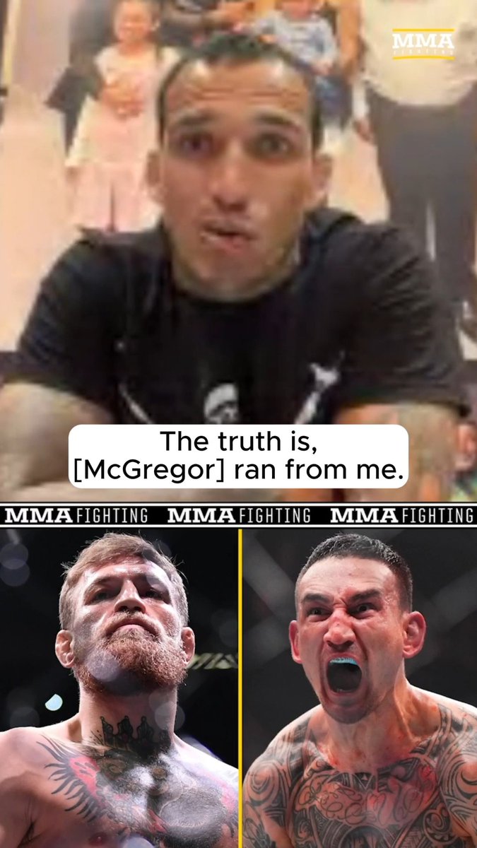 Charles Oliveira claims Conor McGregor did everything he could to avoid a fight against him: "He chose Max because he thinks he can beat Max. The truth is, he ran from me. … He picked Max because he thought it was the easier path." (🎥 Guilherme Cruz)