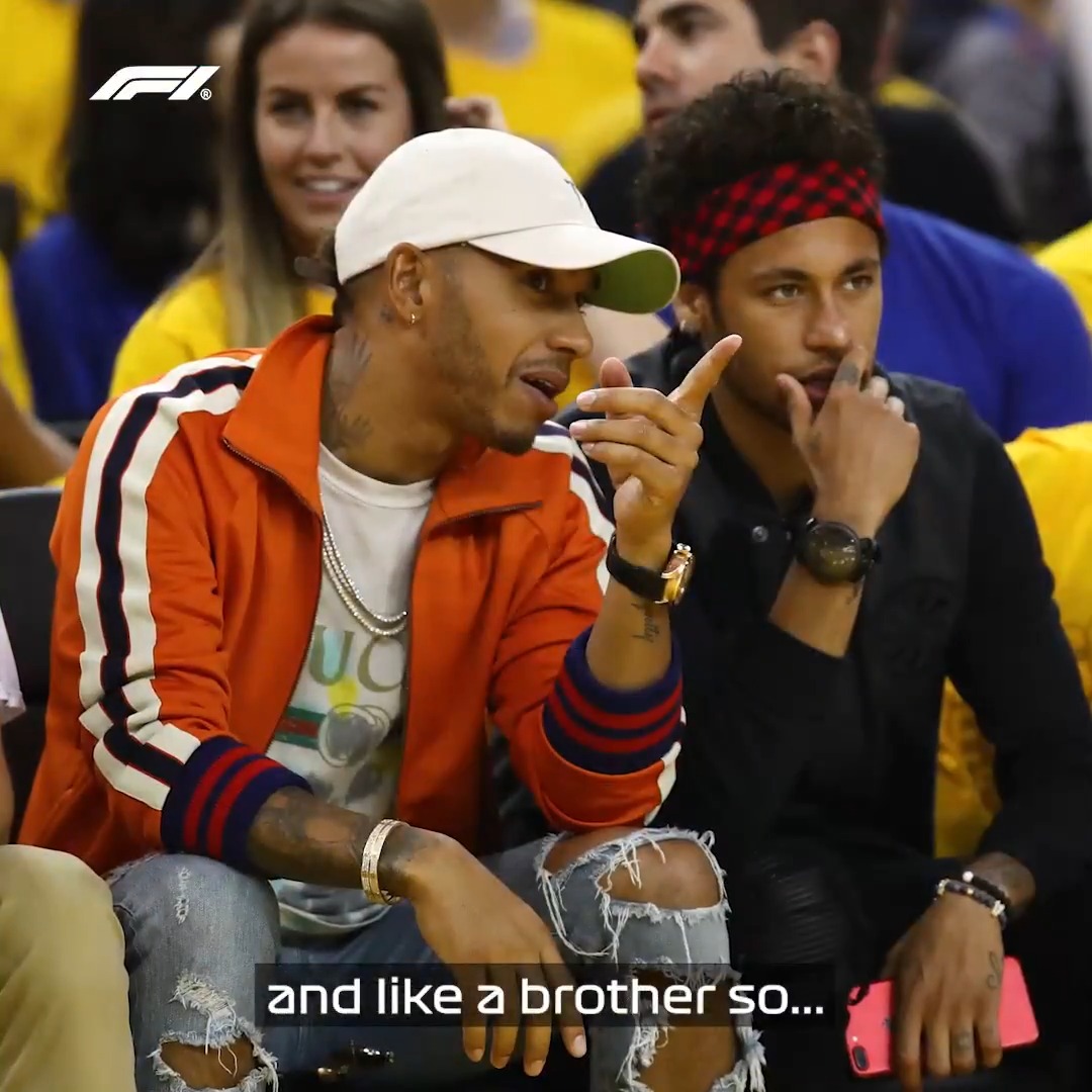 Lewis & Neymar - two legends still showing out on the big stage 🫂 Lewis Hamilton reacts to Neymar posting “remember who you are” following his first appearance at the 2026 World Cup ⚽️ #F1 #AustrianGP