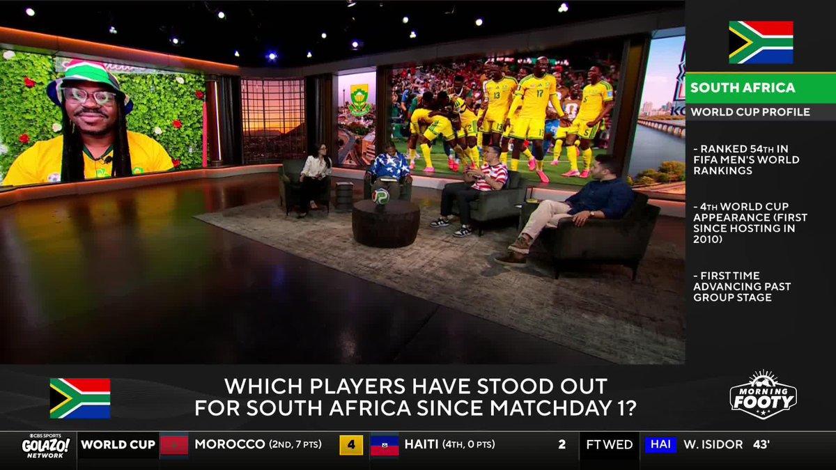 “Canada doesn't have the football history that South Africa has.” @bizobeez is fired up for South Africa's Round of 32 showdown with Canada, backing Bafana Bafana's footballing pedigree to make the difference 🇿🇦🇨🇦