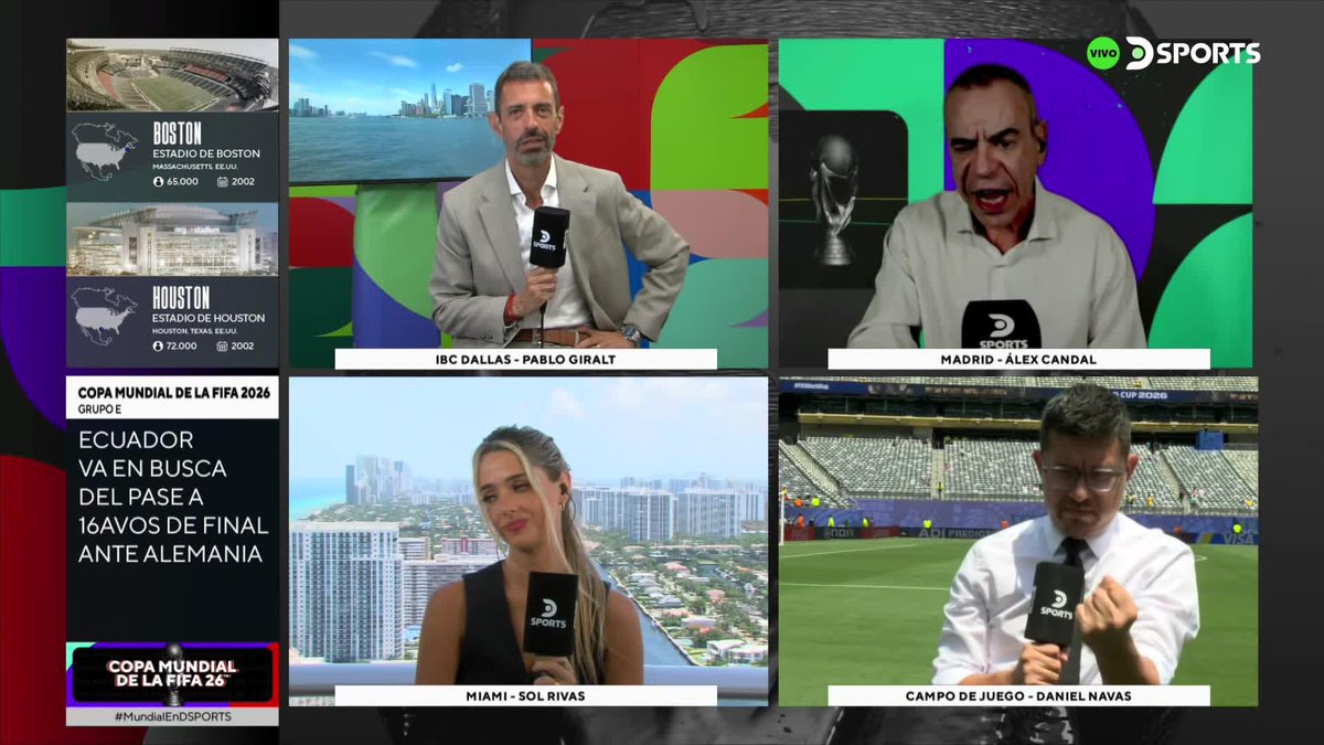 🗣️ "AHORA TIENEN QUE GANAR POR ECUADOR" 🎙️ Álex Candal. y unas palabras contundentes para la selección ecuatoriana. 🤔 ¿Están de acuerdo con él? #MundialTotal #MundialEnDSPORTS