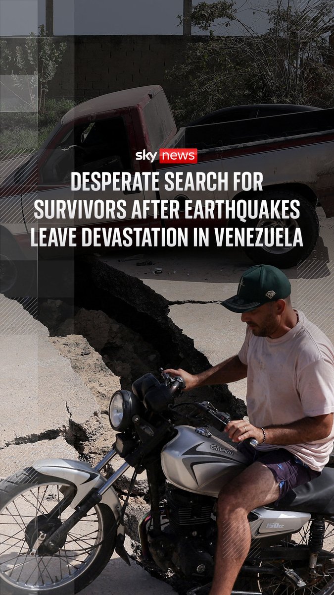 Two powerful earthquakes have struck Venezuela near the capital Caracas. Sky's international correspondent John Sparks reports as pictures of devastation emerge across the region. Live updates: