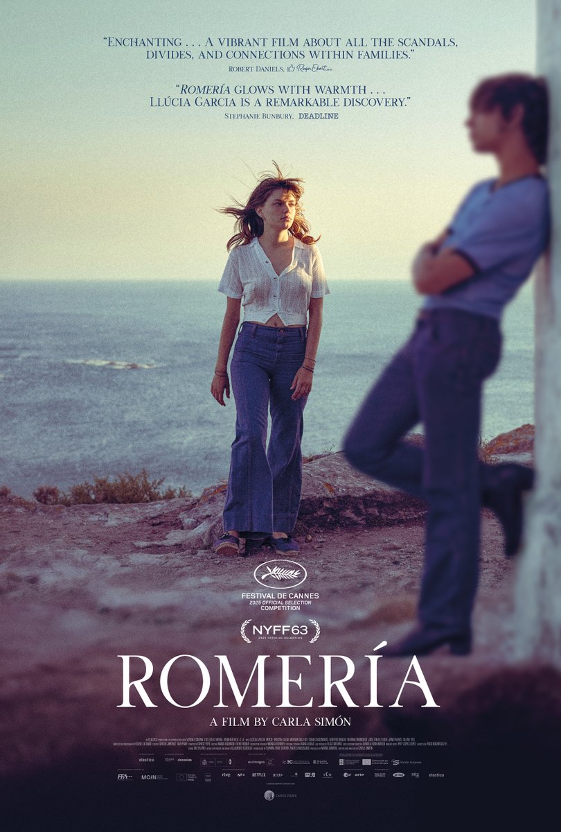 Starting tomorrow, see ROMERÍA—Carla Simón’s stunning drama of family secrets—in theaters c/o Janus Films. In this gorgeous coming-of-age story, an orphaned young woman (Llúcia Garcia) travels to the Galician coast to meet her father’s family. As she attempts to learn more about her parents’ lives, bitter histories and long-buried truths emerge. Check out showtimes and get tickets with the link in our bio!