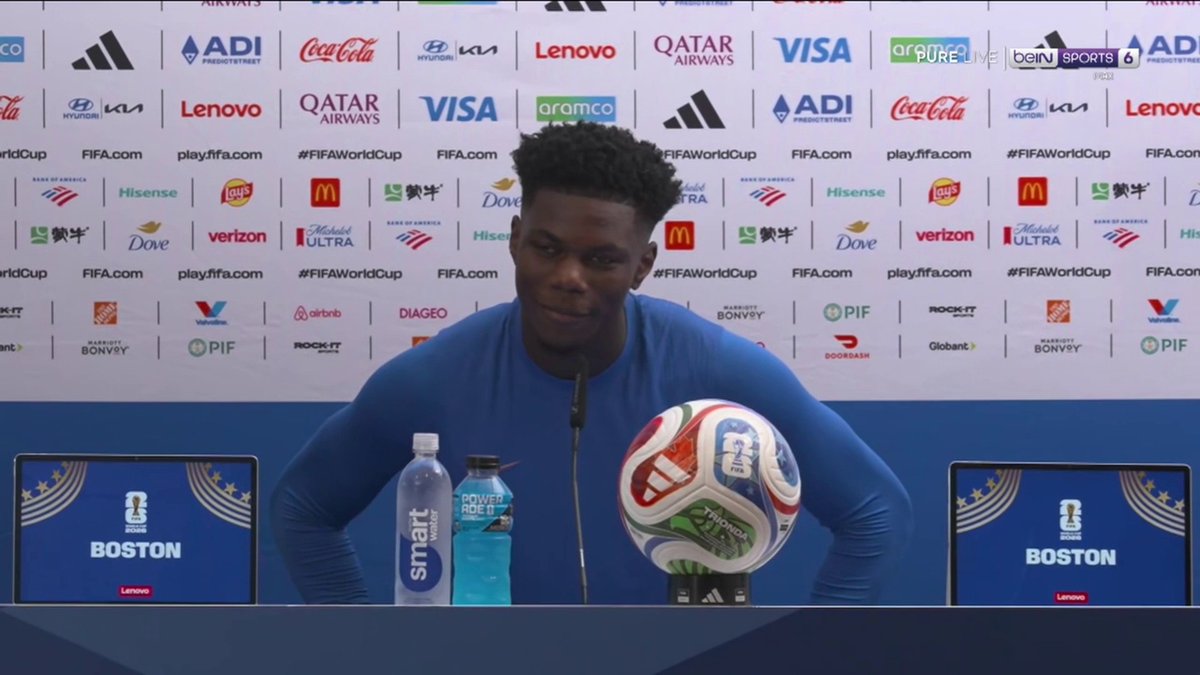 🇫🇷 Equipe de France 💬Aurélien Tchouaméni : « Kylian est un joueur de très haut niveau, l'un des meilleurs au monde. C'est une chance pour nous de pouvoir jouer avec lui au quotidien. » #beINFWC2026