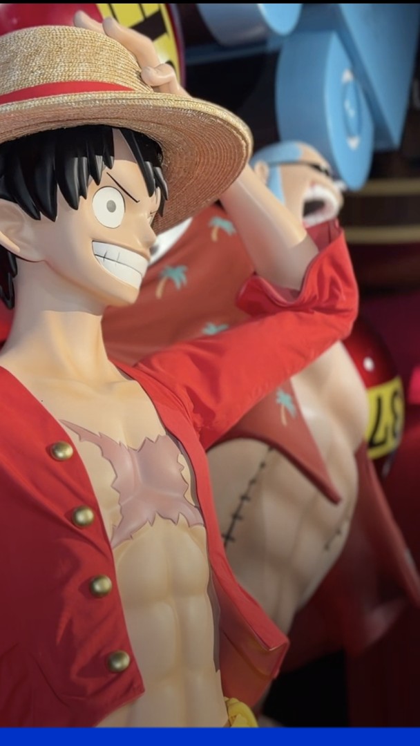 Luffy et neuf autres personnages du manga “One Piece” entrent au musée Grévin