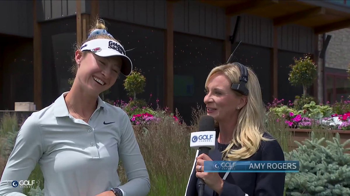 Nelly Korda recaps a solid opening 70 at the KPMG Women's PGA Championship, spurred on by a big gallery of young Nelly fans 🥹