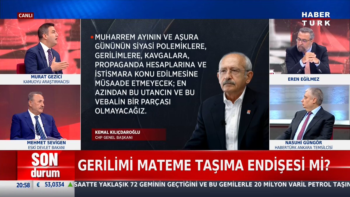#SONDURUM - Kılıçdaroğlu tepkilerden mi çekindi? İstanbul programını neden iptal etti? Kamuoyu Araştırmacısı Murat Gezici #GerçekFikriNe'de yorumladı.