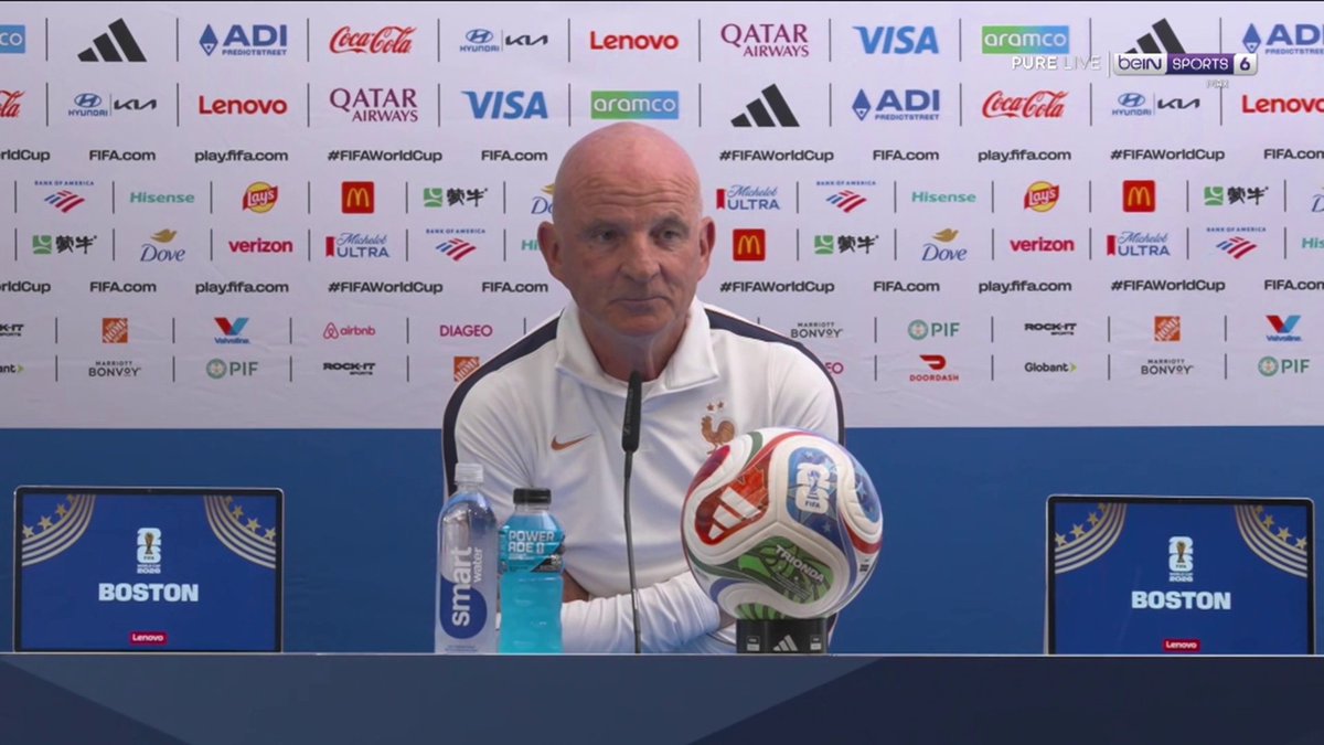 🇫🇷 Equipe de France 💬Guy Stéphan : « Kylian Mbappé est un joueur hors norme, avec une vitesse extraordinaire et une grande efficacité. » #beINFWC2026