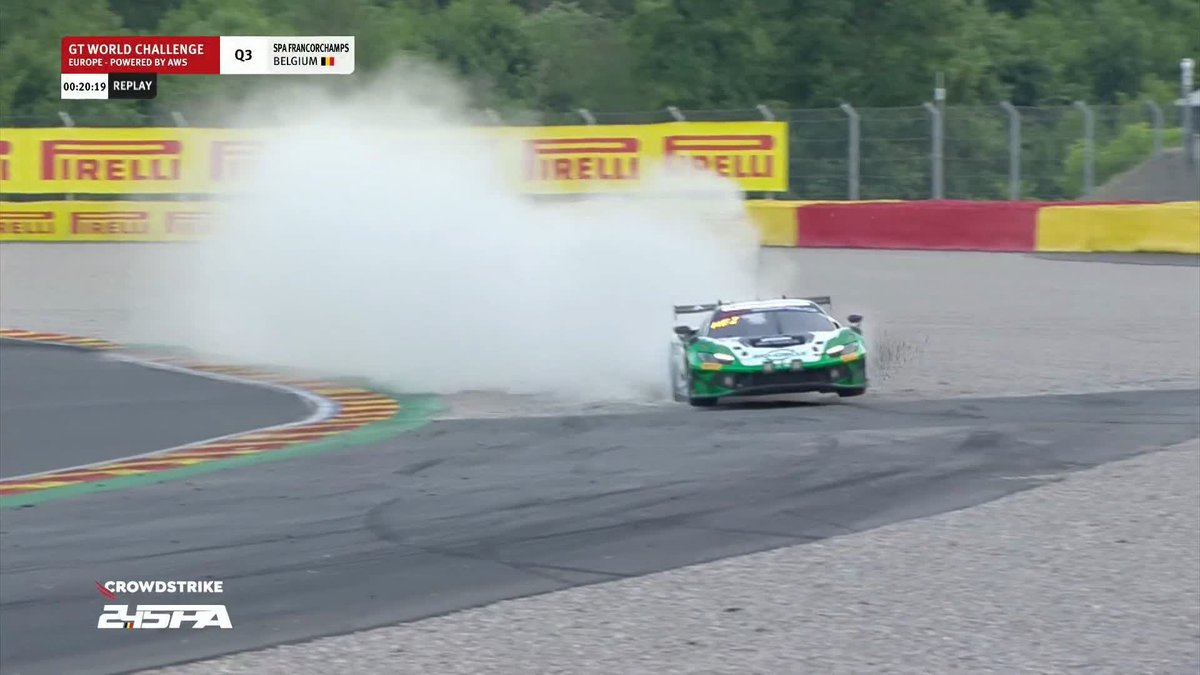 Woooooaaaahhhh how's Heinemann kept that out of the wall?! Q3 📺 #IGTC | #Spa24H